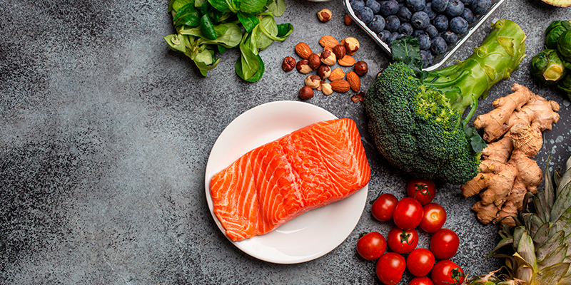 Dieta antiinflamatoria en menopausia.